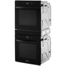 Whirlpool 24-inch, 5.8 cu. ft.  Double Wall Oven with True Convection Technology WOD52ES4MBWOD52ES4MB