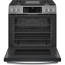 GE Profile 30-inch Slide-In Gas Range with No Preheat Air Fry PGS930YPFS