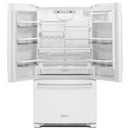 KitchenAid 36-inch, 20 cu. ft. French 3-Door Refrigerator with Interior Water Dispenser KRFC300EWHKRFC300EWH