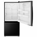 Amana 30-inch, 18 cu. ft. Bottom Freezer Refrigerator ABB1924BRB (Black) (ABB1924BRB)