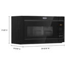 Maytag 30-inch, 1.7 cu.ft. Over-the-Range Microwave Oven with Stainless Steel Interior MMV1175JBMMV1175JB