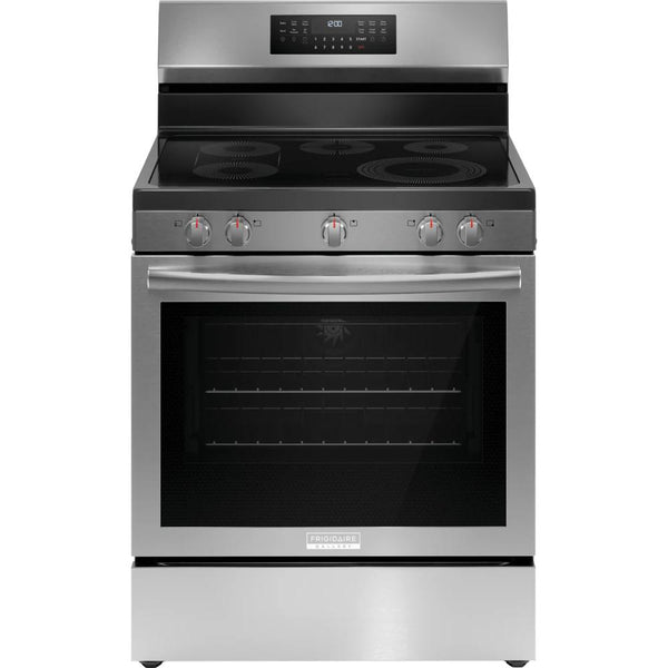Frigidaire Gallery 30-inch Freestanding Electric Range with EvenTemp™ Technology GCRE3060BF