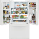 Frigidaire 36-inch, 27.8 cu. ft. French 3-Door Refrigerator with Dispenser FRFS2823AW