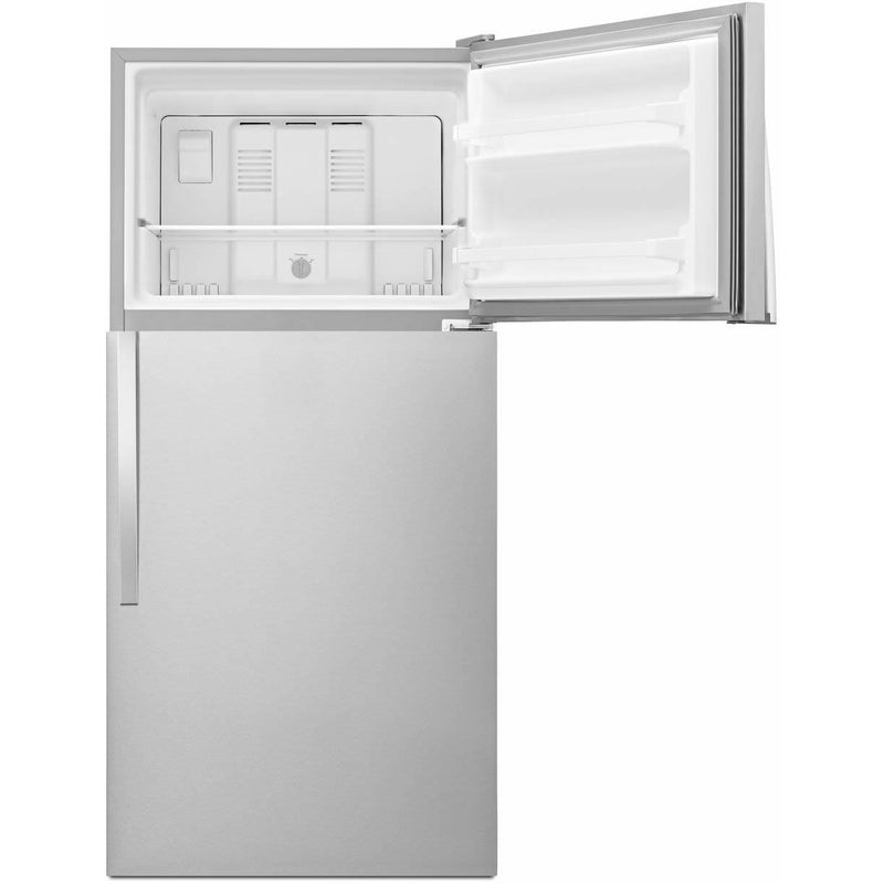 Whirlpool 30-inch, 18.2 cu.ft. Freestanding Top Freezer Refrigerator with Flexi-Slide™ Bin WRT318FZDM