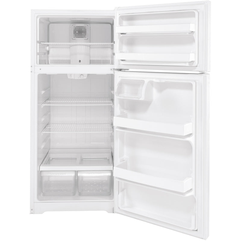GE 28-inch, 16.6 cu. ft. Top-Freezer Refrigerator GTS17DTNRWW (GTS17DTNRWW)