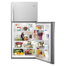 Whirlpool 30-inch, 19.14 cu.ft. Freestanding Top Freezer Refrigerator with Flexi-Slide™ Bin WRT519SZDMWRT519SZDM
