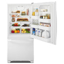 Amana 29in 18cu.ft. Bottom Mount Freezer Refrigerator ABB1924BRW (White) (ABB1924BRW)