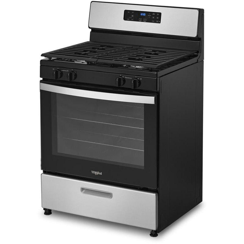 (WFG320M0MS) Whirlpool 30-inch Freestanding Gas Range WFG320M0MS