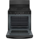 GE 30-inch Freestanding Electric Range with Radiant Smooth Cooktop JB480DTBB