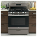 GE 30-inch Freestanding Gas Range JGBS66EEKESJGBS66EEKES