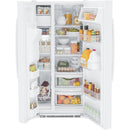 Crosley 32.75-inch, 23 cu. ft. Freestanding Side-by-Side Refrigerator with External Water and Ice Dispensing System XSS23GGPWWXSS23GGPWW