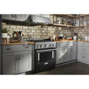 KitchenAid 30-inch Freestanding Gas Range with Even-Heat™ True Convection KFGC500JBKKFGC500JBK