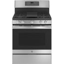 GE 30-inch Freestanding Gas Range with Convection Technology JGB735SPSSJGB735SPSS