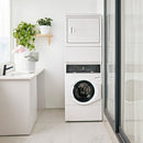 Speed Queen Stacked Washer/Dryer Electric Laundry Center ATEE9ASP178TW01SF7007WE