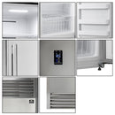 Forno 60-inch, 27.6 cu.ft. Built-in Refrigerator and Freezer Combo with LED Display FFFFD1933-60SFFFFD193360S