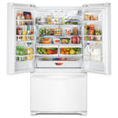 Whirlpool 36-inch, 20.0 cu. ft. Counter-Depth French 3-Door RefrigeratorWRF540CWHW