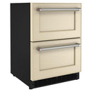 KitchenAid 24-inch Undercounter Double-Drawer Refrigerator KUDR204KPAKUDR204KPA