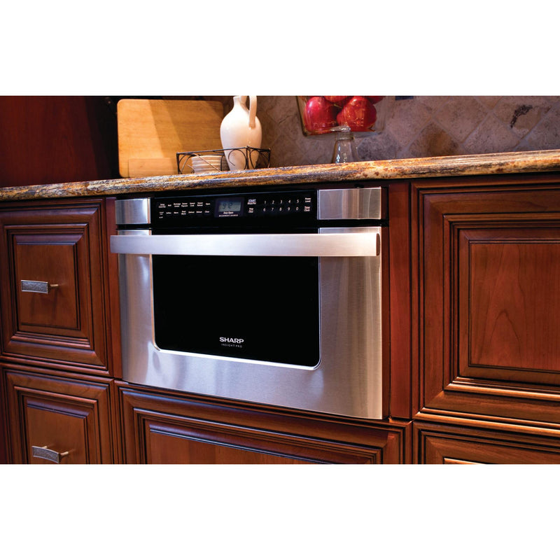 (KB6524PSY) Sharp 24-inch, 1.2 cu. ft. Microwave Oven Drawer KB6524PSY