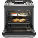GE 30-inch Slide-In Gas Range JGSS66SELSS