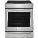 KitchenAid 30-inch Slide-In Induction Range KSIB900ESSKSIB900ESS
