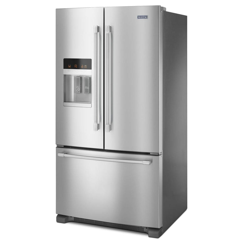 Maytag 36-inch, 25 cu. ft. French 3-Door Refrigerator with Ice and Water MFI2570FEZ (MFI2570FEZ)