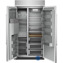 KitchenAid 42-inch, 25.1 cu. ft. Built-in Side-by-Side Refrigerator with External Water and Ice Dispensing System KBSD702MSSKBSD702MSS