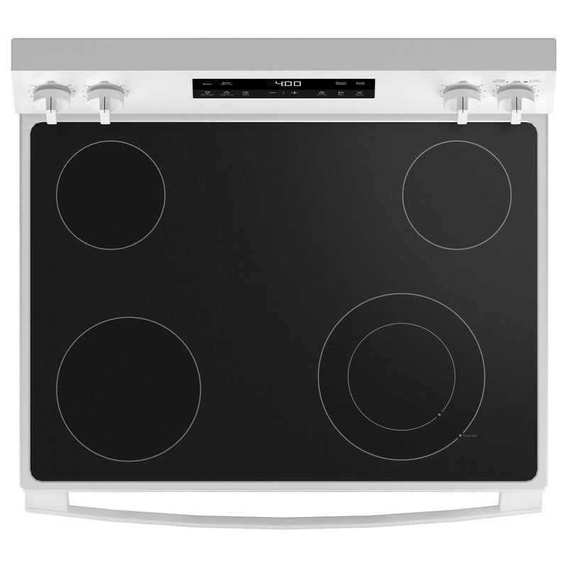 (GRF400SVWW) GE 30-inch Freestanding Electric Range with Steam Clean GRF400SVWW