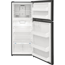 Frigidaire 28-inch, 17.6 cu.ft. Freestanding Top Freezer Refrigerator with LED Lighting (Black)FFHT1822UB
