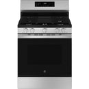 GE 30-inch Freestanding Gas Range with Convection Technology GGF600AVSS