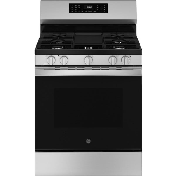 GE 30-inch Freestanding Gas Range with Convection Technology GGF600AVSS