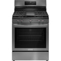 Frigidaire Gallery 30-inch Freestanding Gas Range with Air Fry Technology GCRG3060BD