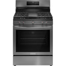 Frigidaire Gallery 30-inch Freestanding Gas Range with Air Fry Technology GCRG3060BDGCRG3060BD