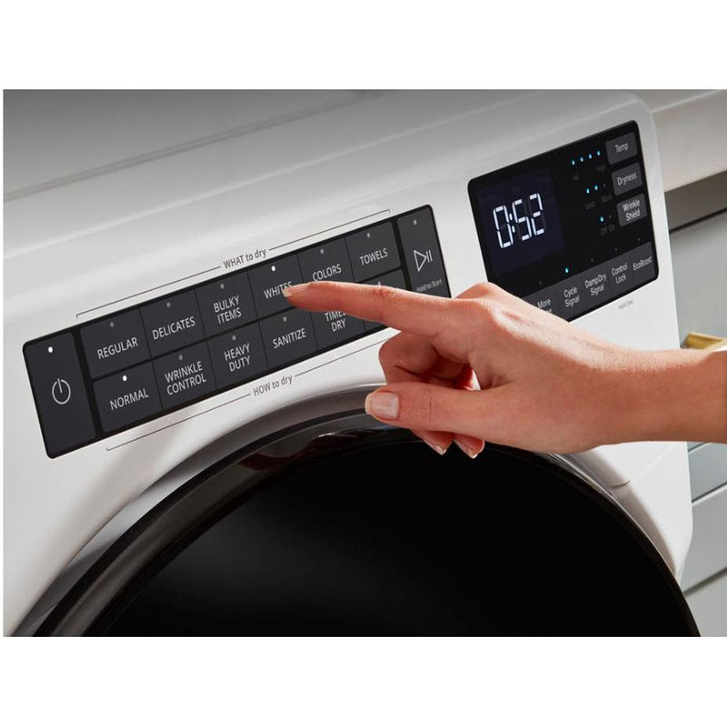 Whirlpool 7.4 cu. ft. Electric Dryer with Sanitize Cycle WED5605MW (WED5605MW)