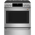 Café 30-inch Slide-in Induction Range with Warming Drawer CHS900P2MS1