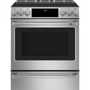 Caf? 30-inch Slide-in Induction Range with Warming Drawer CHS900P2MS1CHS900P2MS1