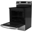 GE 30-inch Freestanding Electric Range with Steam Clean GRF400SVSSGRF400SVSS