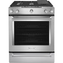 KitchenAid 30-inch Slide-In Gas Range KSGB900ESS (KSGB900ESS)