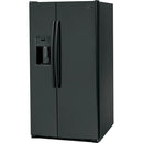 GE 36-inch, 25.3 cu. ft. Side-by-Side Refrigerator with Water and Ice Dispenser GSS25GGPBB