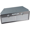 Broan 27 9/16-inch Built-in RMP Series Hood Insert (Stainless Steel)RMP17004