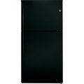 GE 33-inch, 21.2 cu. ft. Top Freezer Refrigerator with Ice Maker GIE21GTHBB