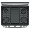 GE Profile 30-inch Freestanding Gas Range with Convection Technology PGB911SEJSS
