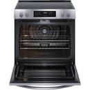 Frigidaire 30-inch Freestanding Electric Range with Convection Technology FCFE3083AS