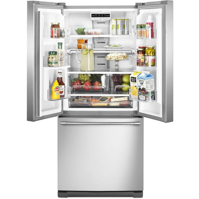 Maytag 30-inch, 20 cu. ft. French 3-Door Refrigerator MFF2055FRZ