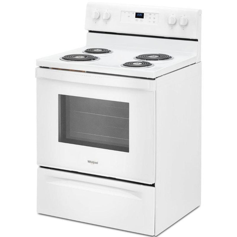 Whirlpool 30-inch, 4.8 cu.ft. Freestanding Electric Range with Self-Cleaning Technology WFC315S0JW (WFC315S0JW)
