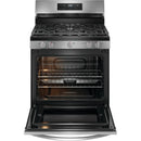 Frigidaire 30-inch Freestanding Gas Range with Even Baking Technology FCRG3062AS