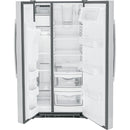GE 33-inch, 23 cu. ft. Side-By-Side Refrigerator with Water and Ice Dispensing System GSS23GYPFS