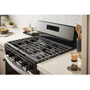 Whirlpool 30-inch Freestanding Gas Range with Frozen Bake™ Technology WFG505M0MS (Stainless Steel)WFG505M0MS