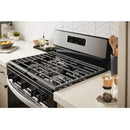 Whirlpool 30-inch Freestanding Gas Range with Frozen Bake™ Technology WFG505M0MS