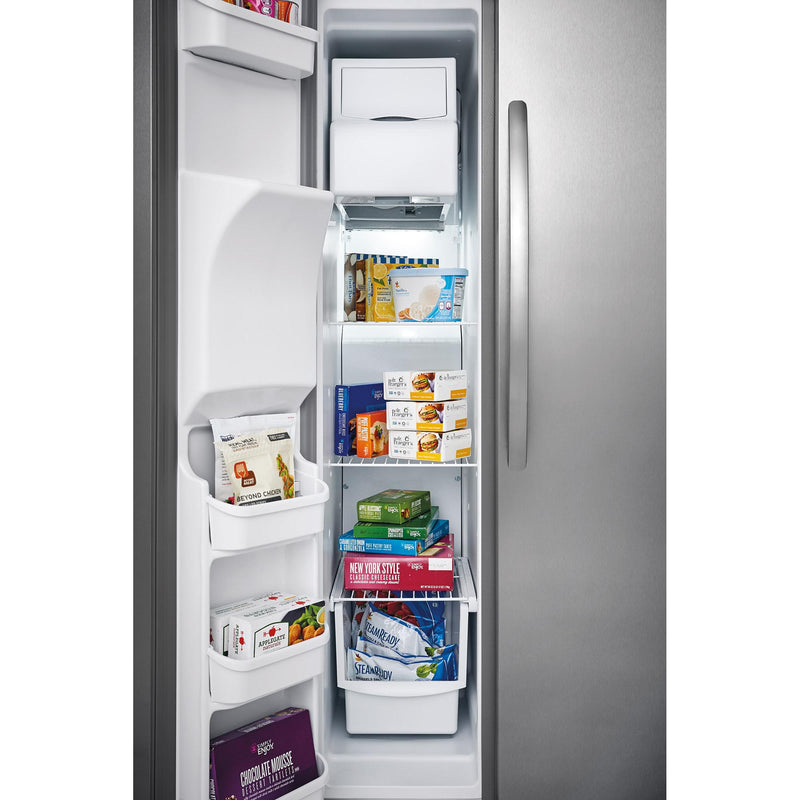 Frigidaire 36-inch, 25.6 cu. ft. Side-By-Side Refrigerator FFSS2615TS