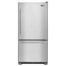 Maytag 33-inch, 22.1 cu. ft. Bottom Freezer Refrigerator with Ice and Water MBF2258FEZMBF2258FEZ